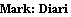 Mark: Diari